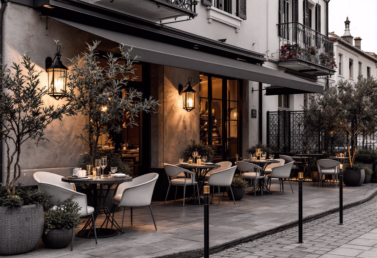 image of the restaurant building (for an italian restaurant)