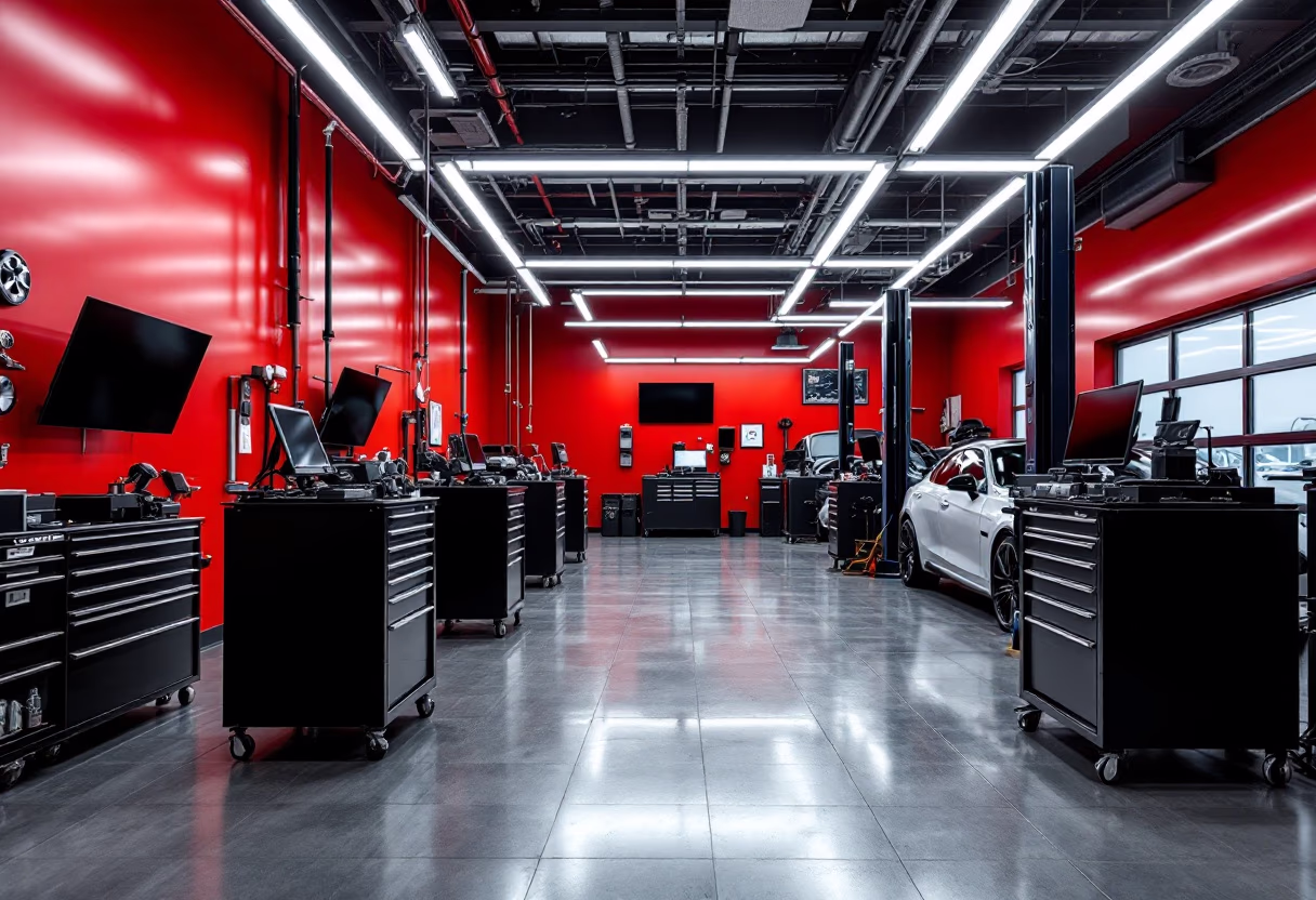 image of interior features (for an auto dealership)