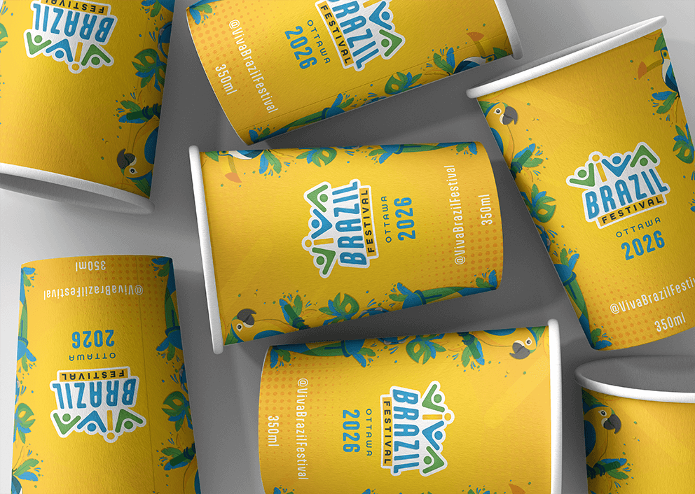 Store wall sign mockup with the redesigned Asian Dragon Logo