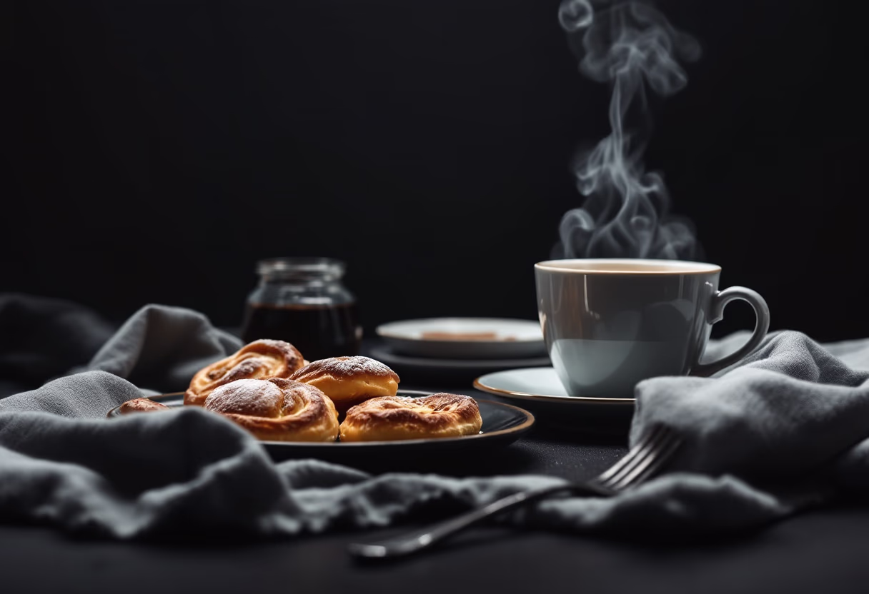 refined morning meal setting at a bed & breakfast