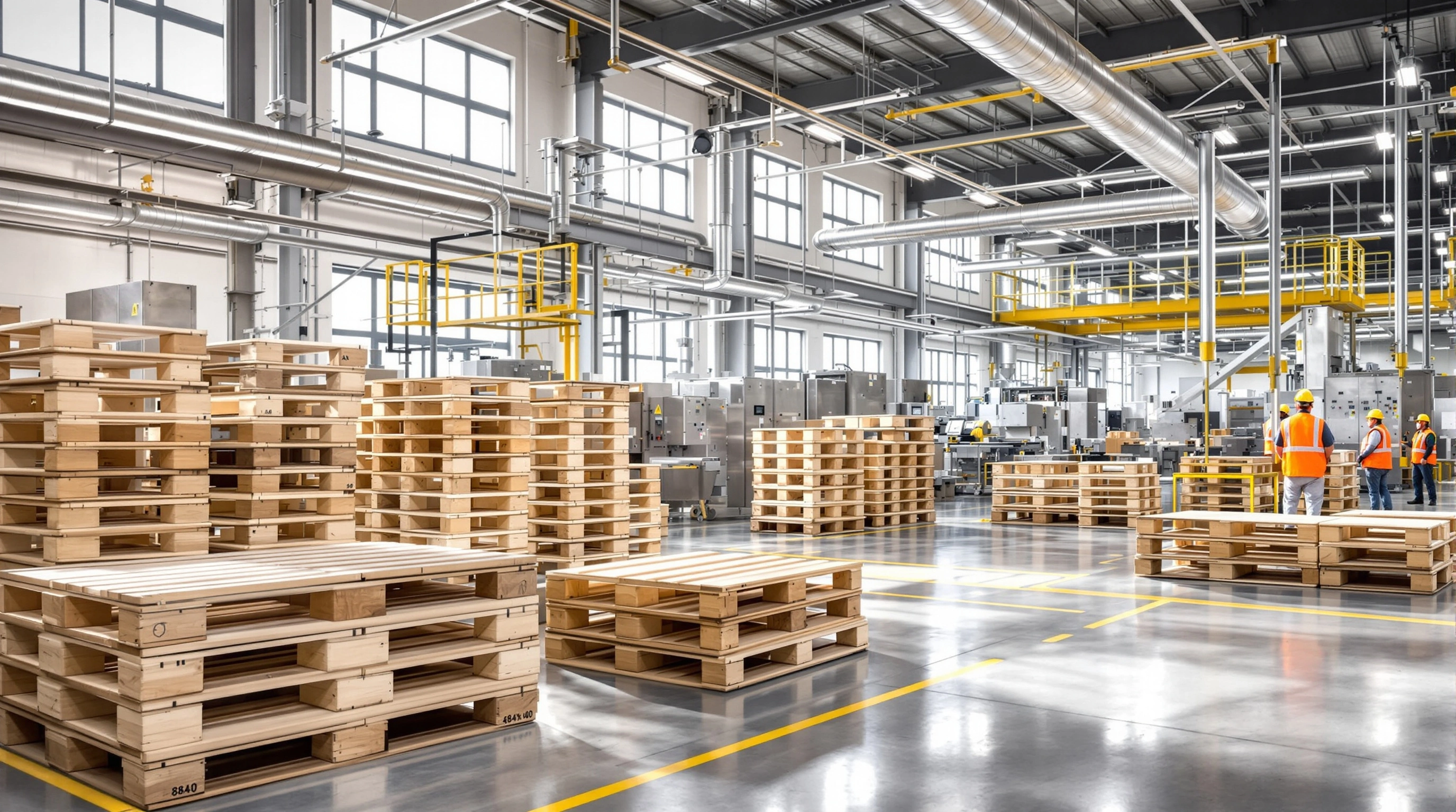 Manufacturing facility handling sensitive products requiring ultra-premium quality AAA grade pallets for performance#1.9