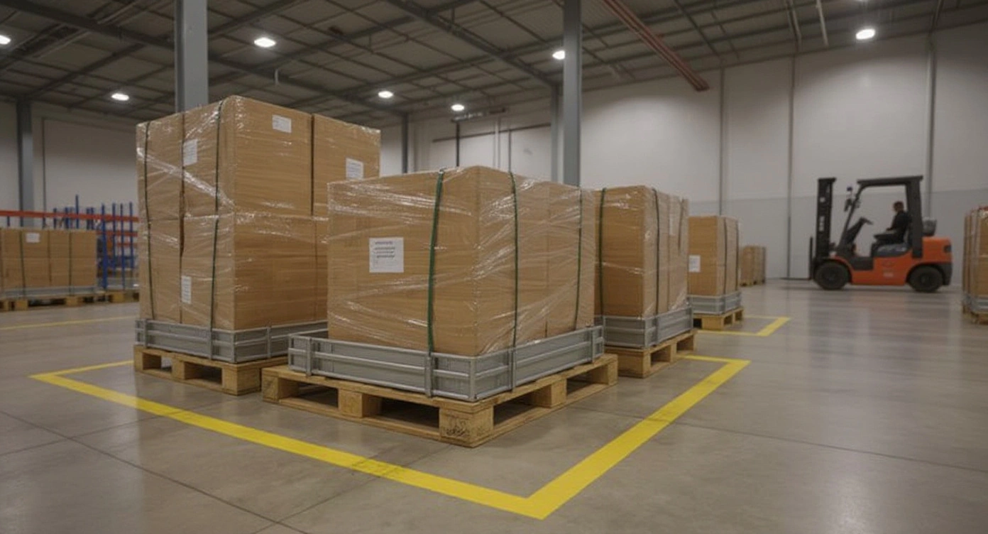 High-value shipments with durable pallet support system for secure transportation#1.9