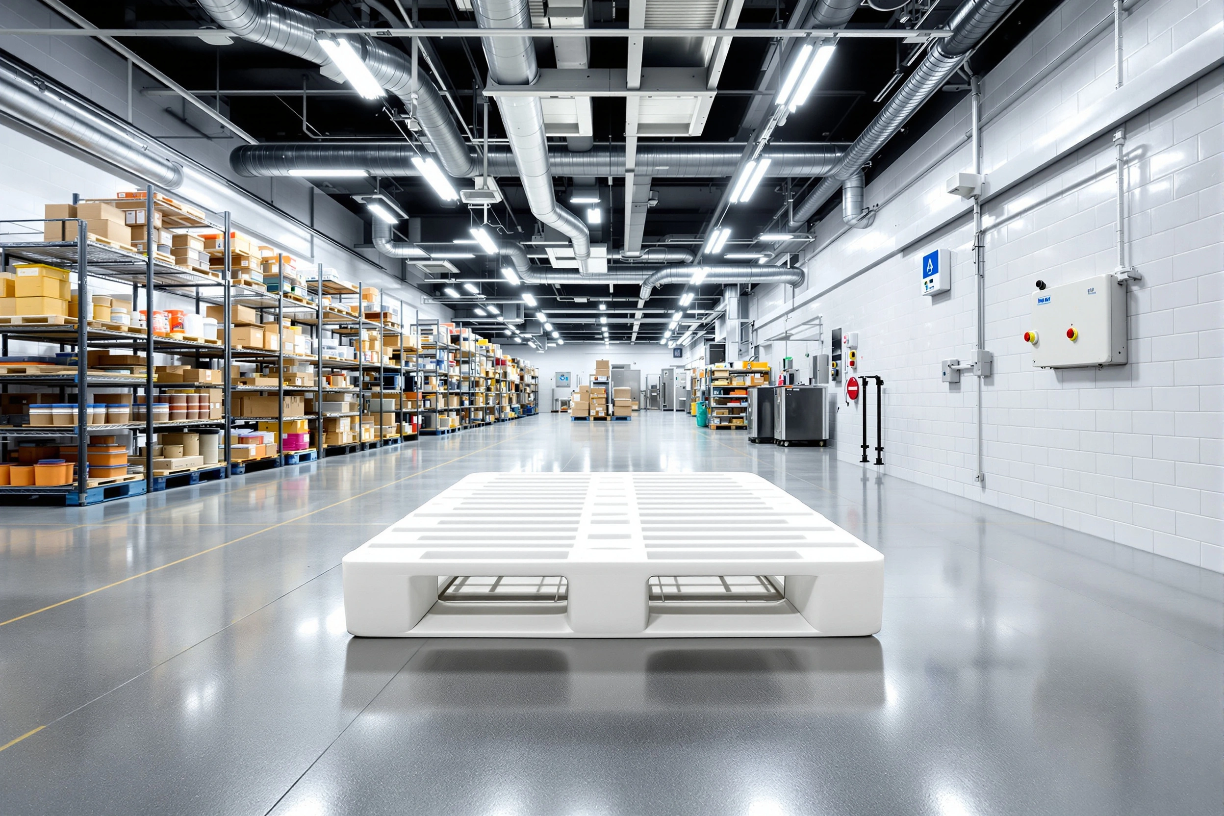 Food and beverage industry pallet solutions with hygiene standards#1.4