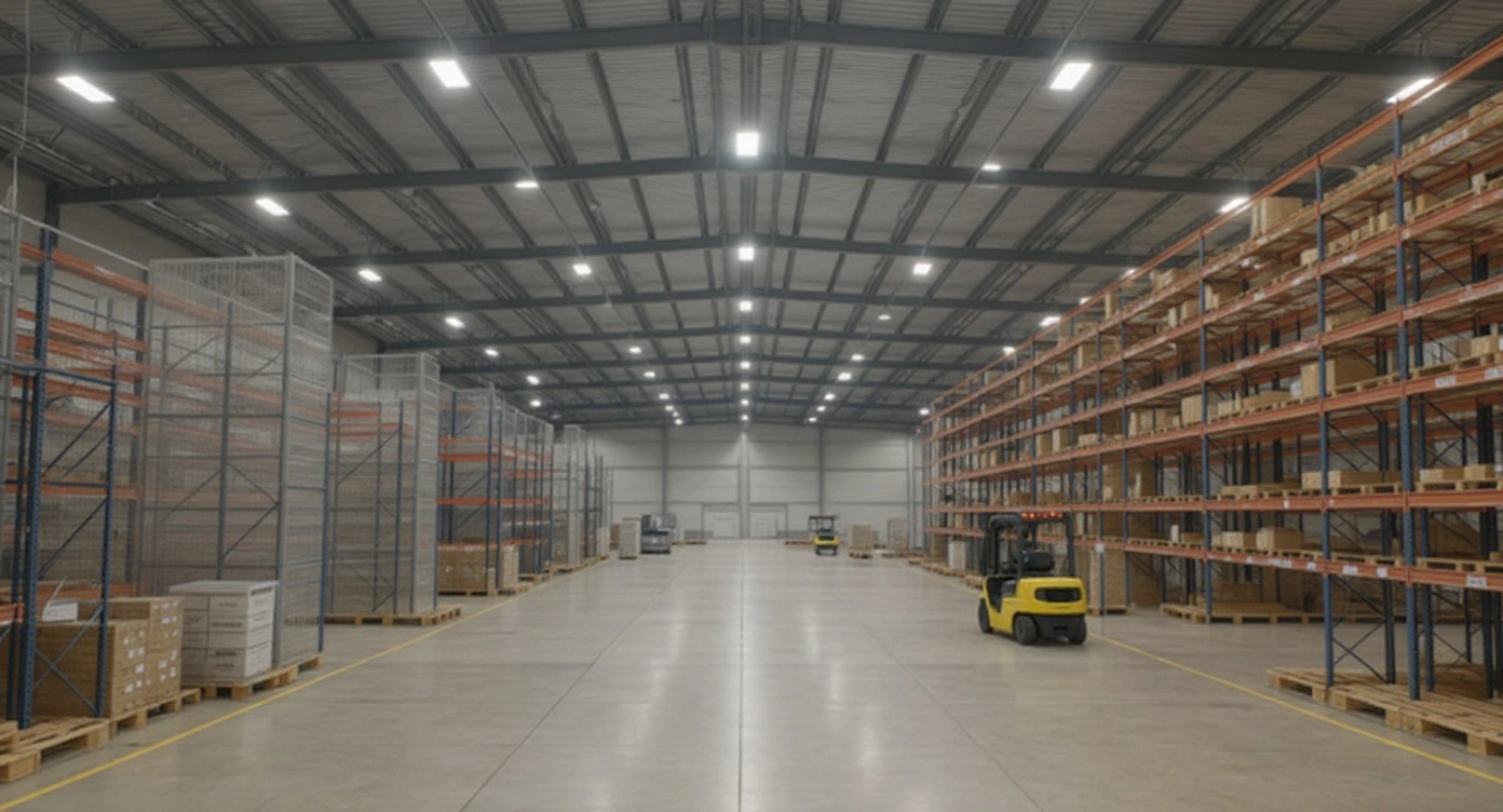 Logistics and distribution centers using pallet solutions for efficient material handling and storage operations#1.9