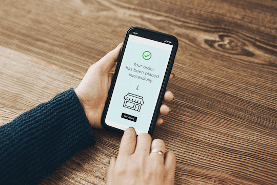 Order management portal interface showing one-click order placement system#1.3