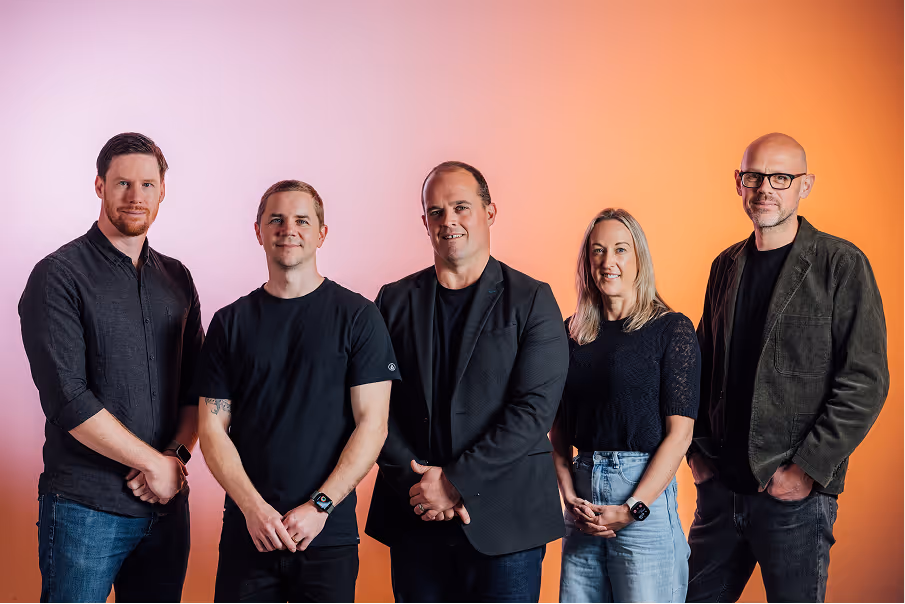 A professional photo of the Leadership team at Simfuni