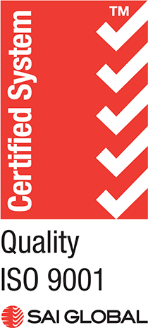 SAI Global Quality ISO 9001 Certified System qualification logo