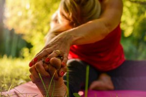 Yoga and exercising