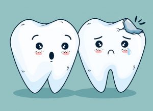 Tooth decay or cavities
