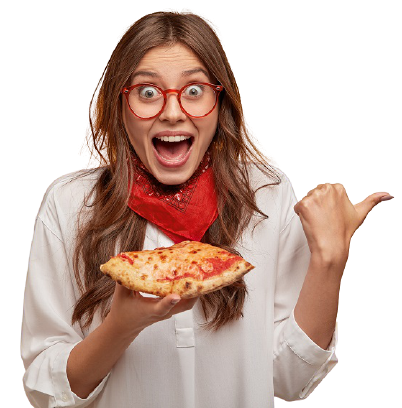 Eating pizza can hurt your oral health