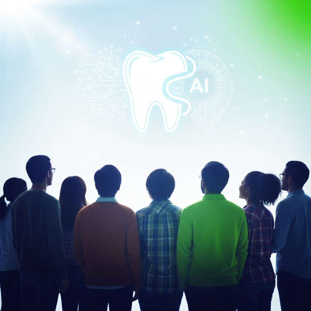 People being hopeful about AI in helping them solve their dental problem