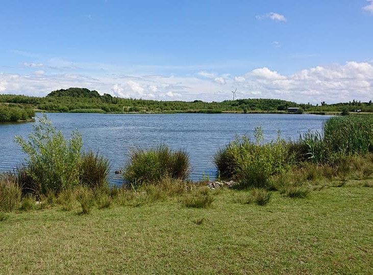 A lake at Hick's Lodge