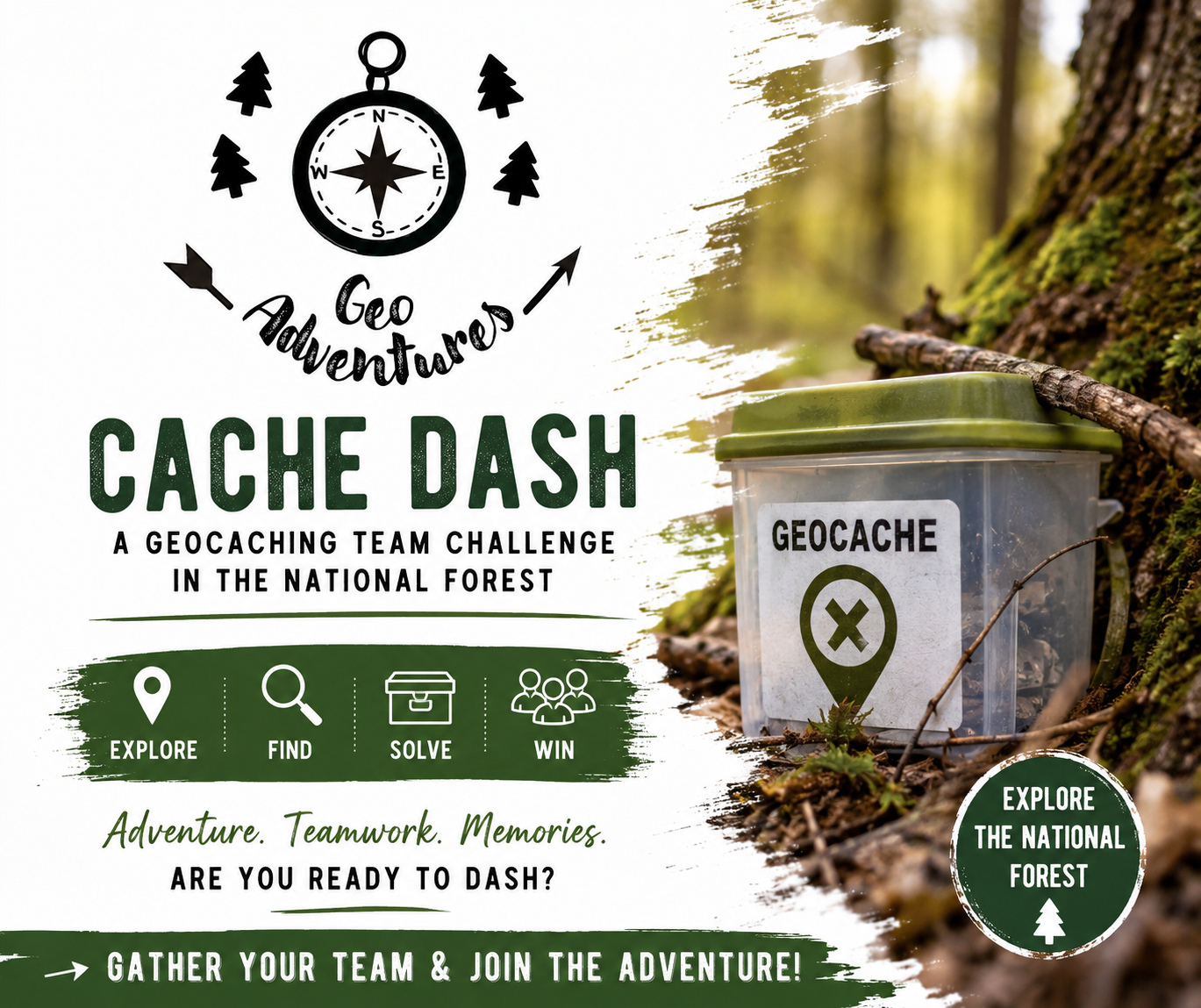 GeoAdventures Cache Dash