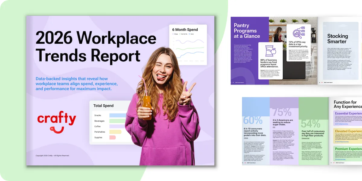 Crafty Releases 2026 Workplace Pantry Trends Report