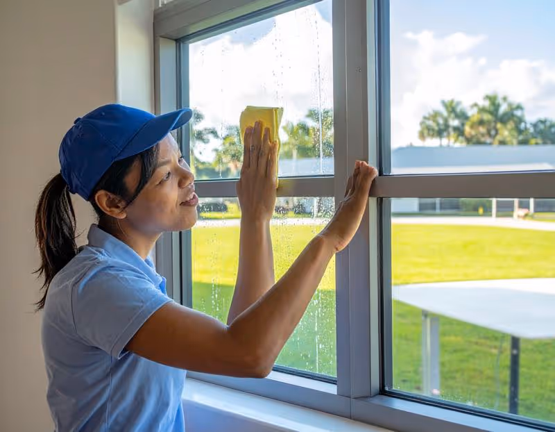 School Window Cleaning by Pressure Washing Guys