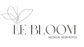 Stylized floral logo with accompanying text.