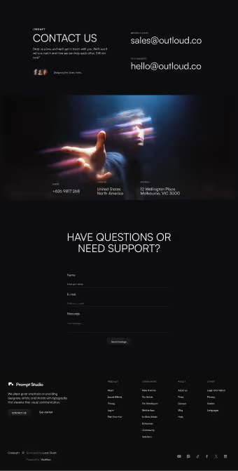 Prompt page