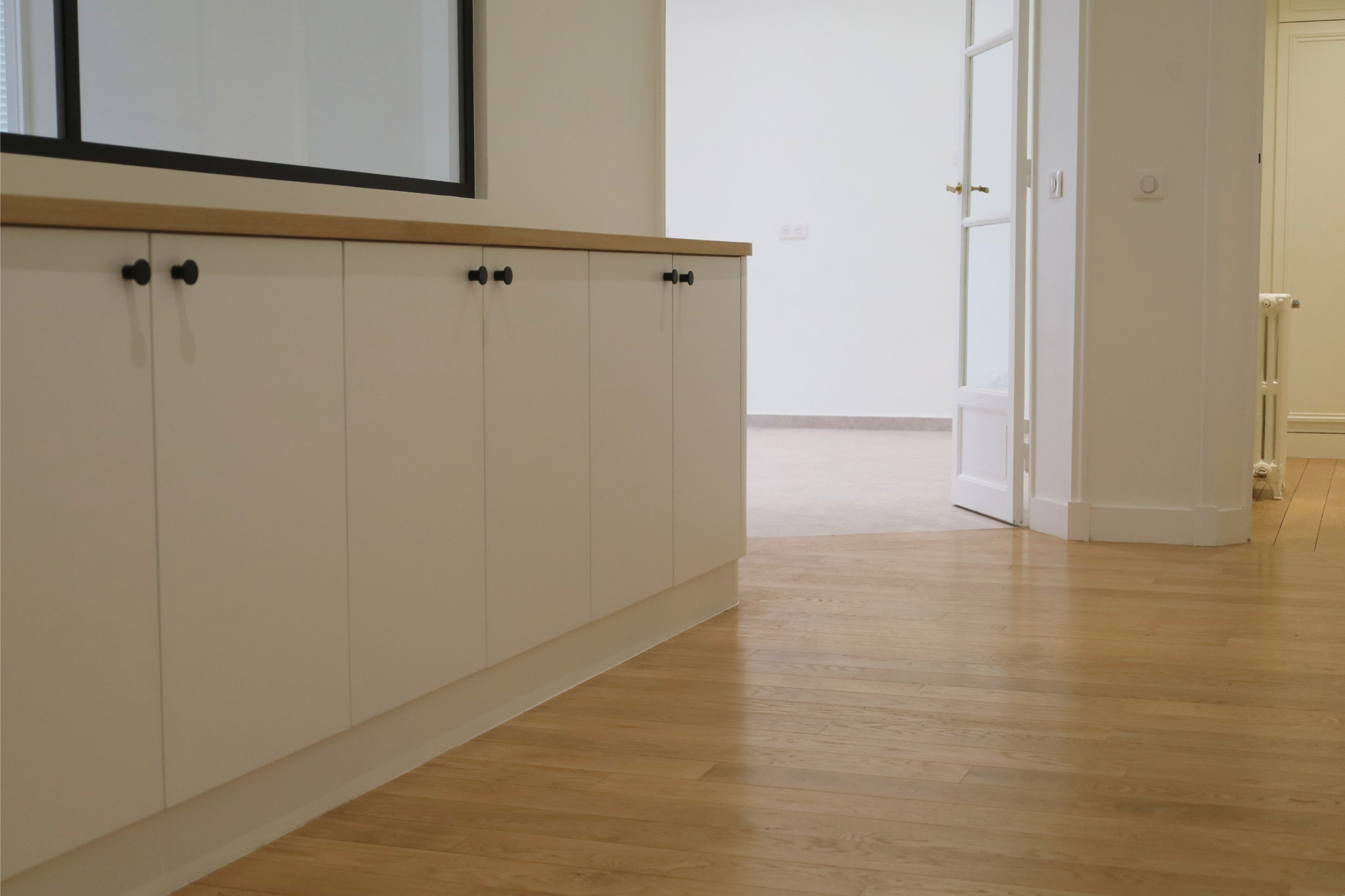 Menuiserie sur mesure dans un appartement à Paris (75).