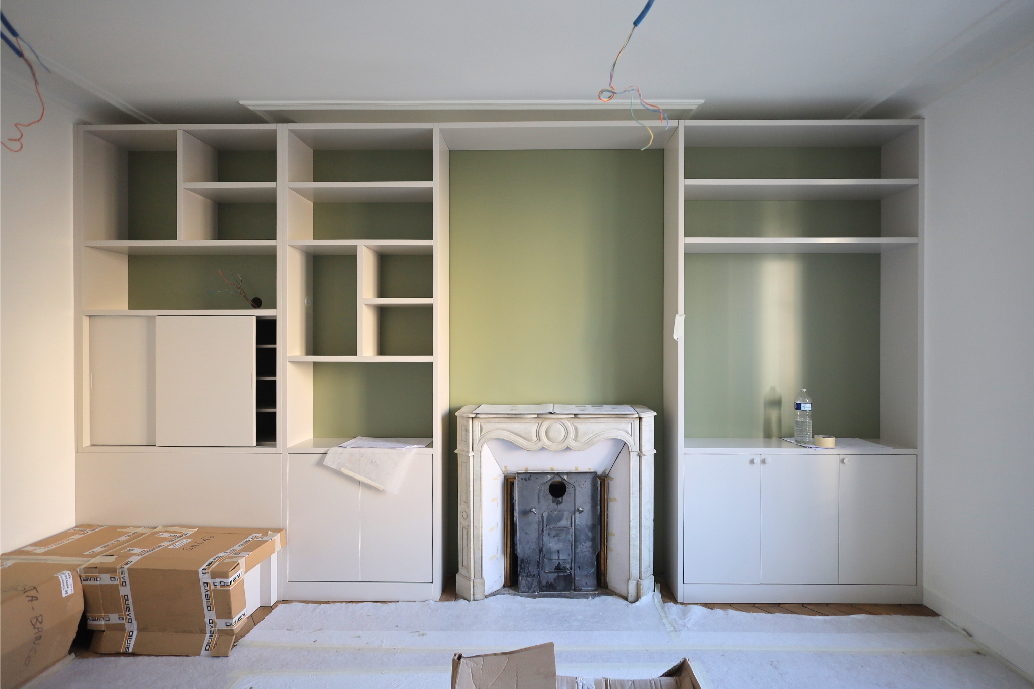 Meuble sur mesure créé à L'Isle-Adam dans un appartement à Paris (75)