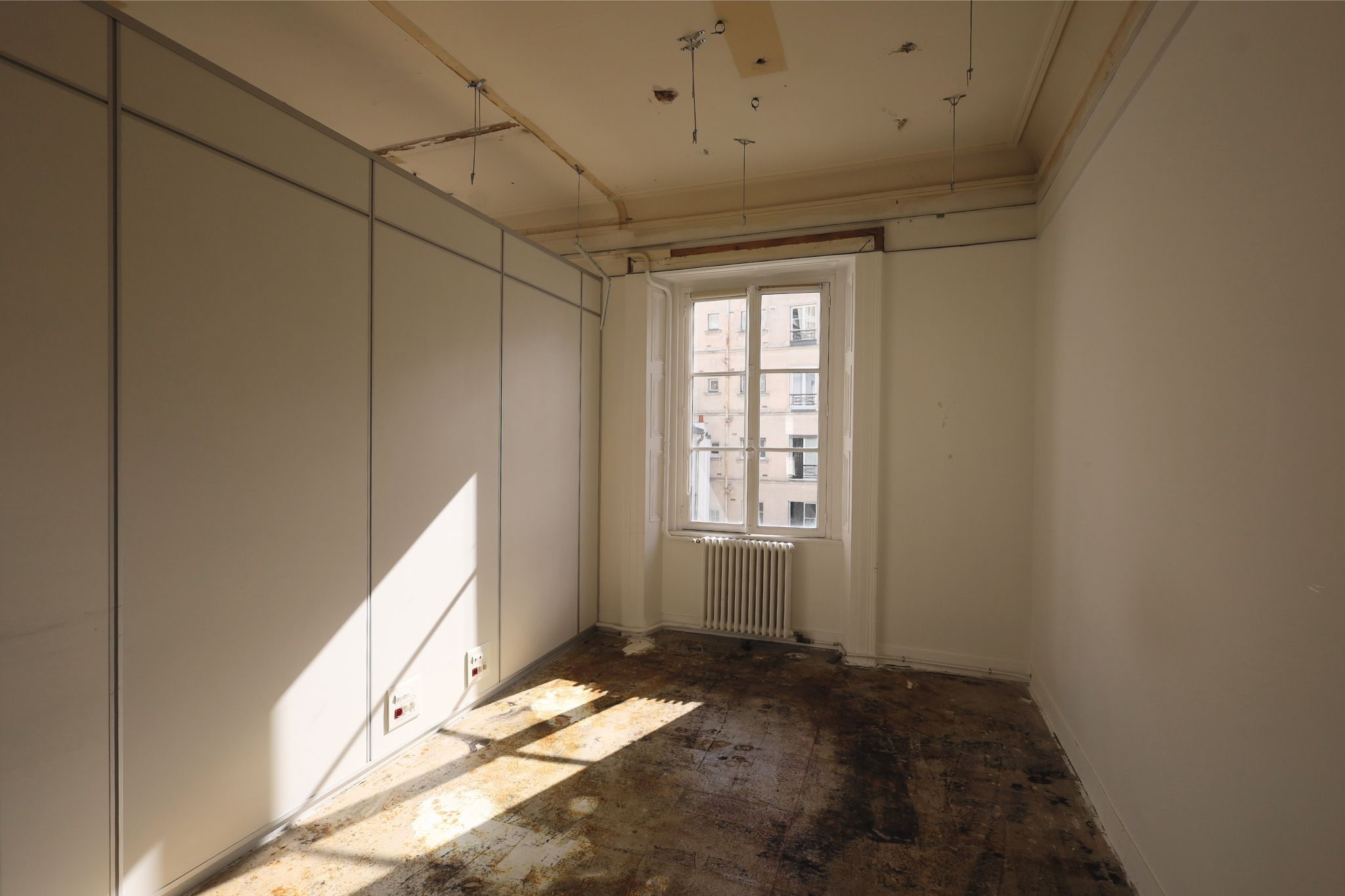 Rénovation d'un studio à Paris dans le cadre d'un investissement locatif.