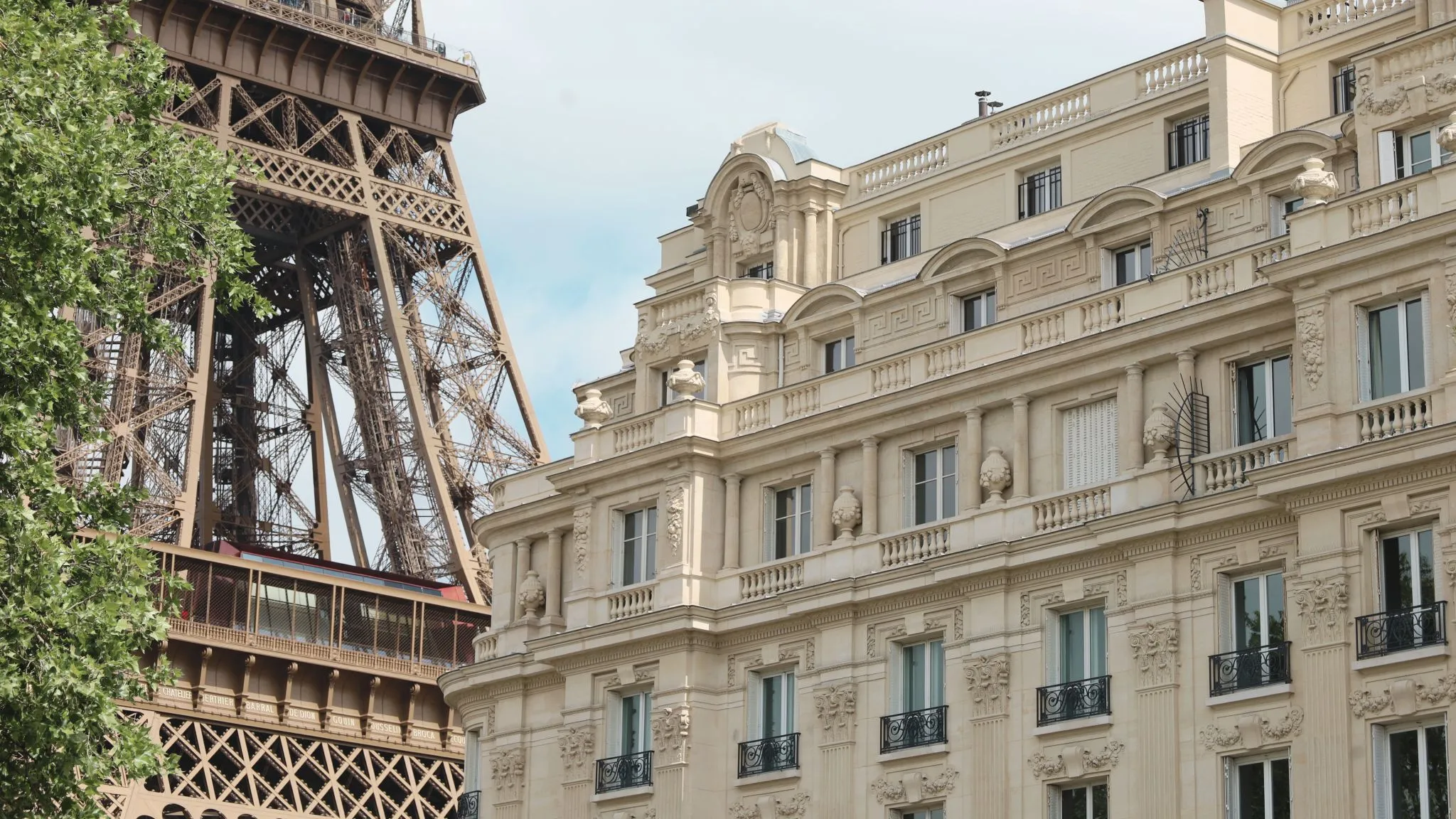 Immeuble haussmannien à Paris