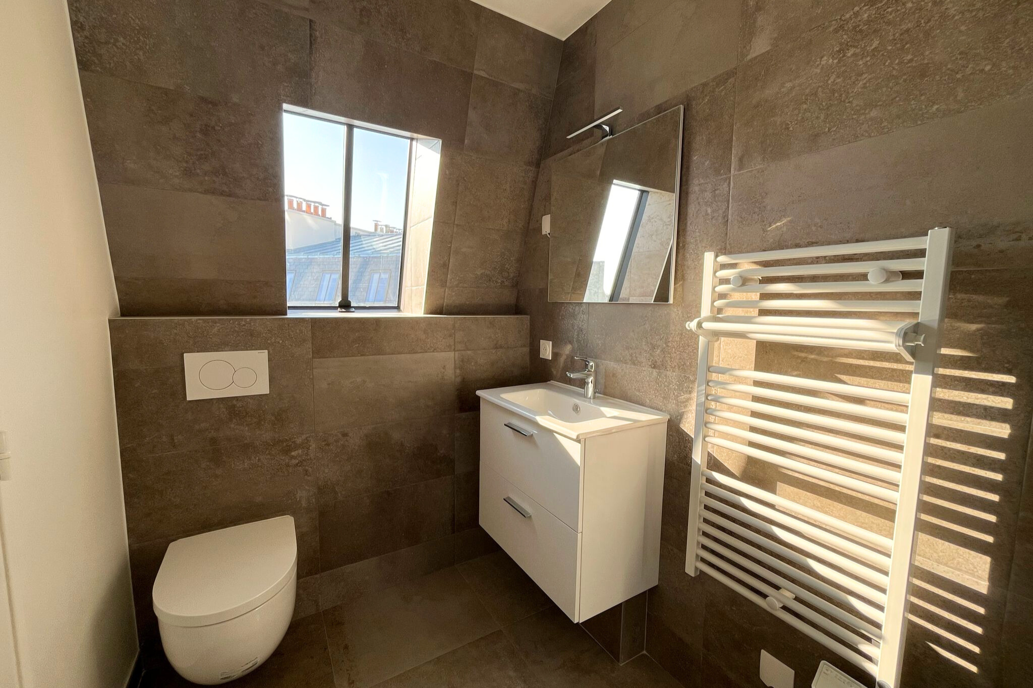 Rénover sa salle de bain dans un petit appartement à Paris.