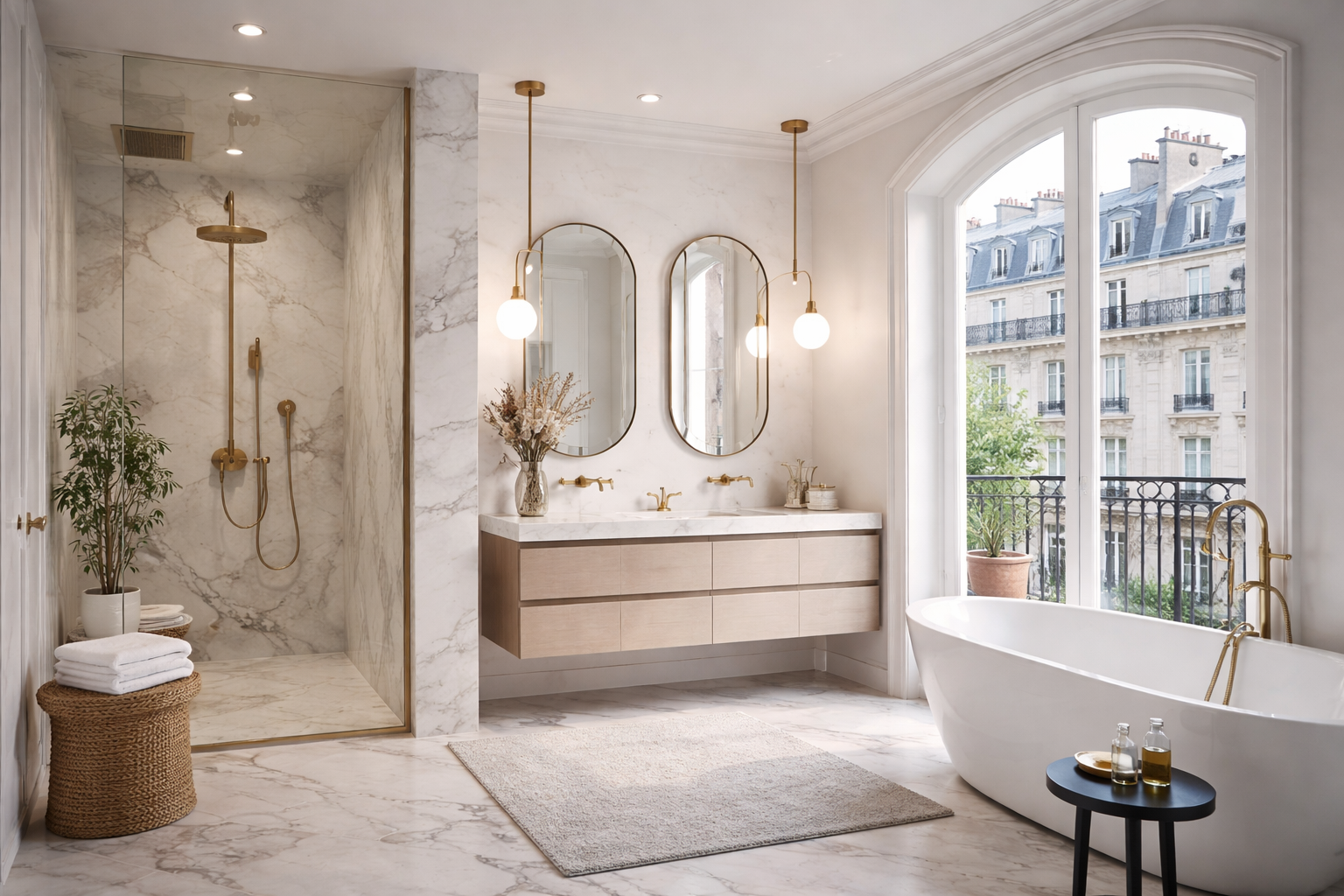 rénovation salle de bain paris par Brokkr
