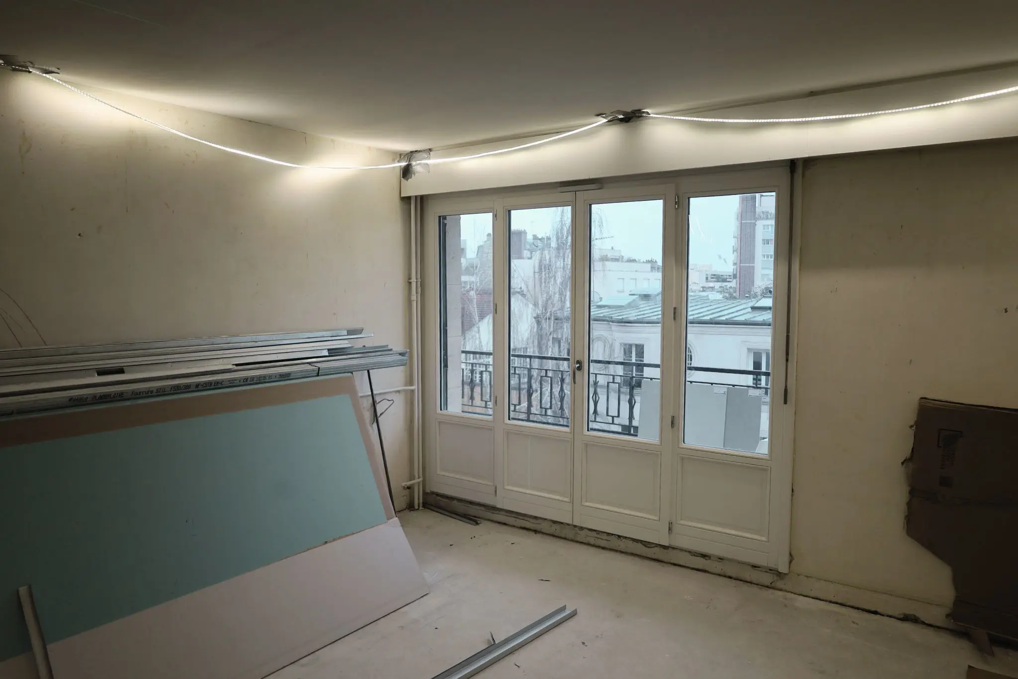 Rénovation studio à Paris par entreprise de rénovation. 