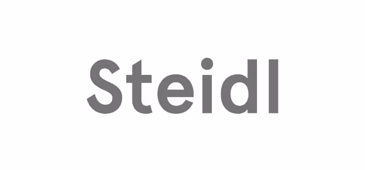 Steidl company name in bold gray text on white background.