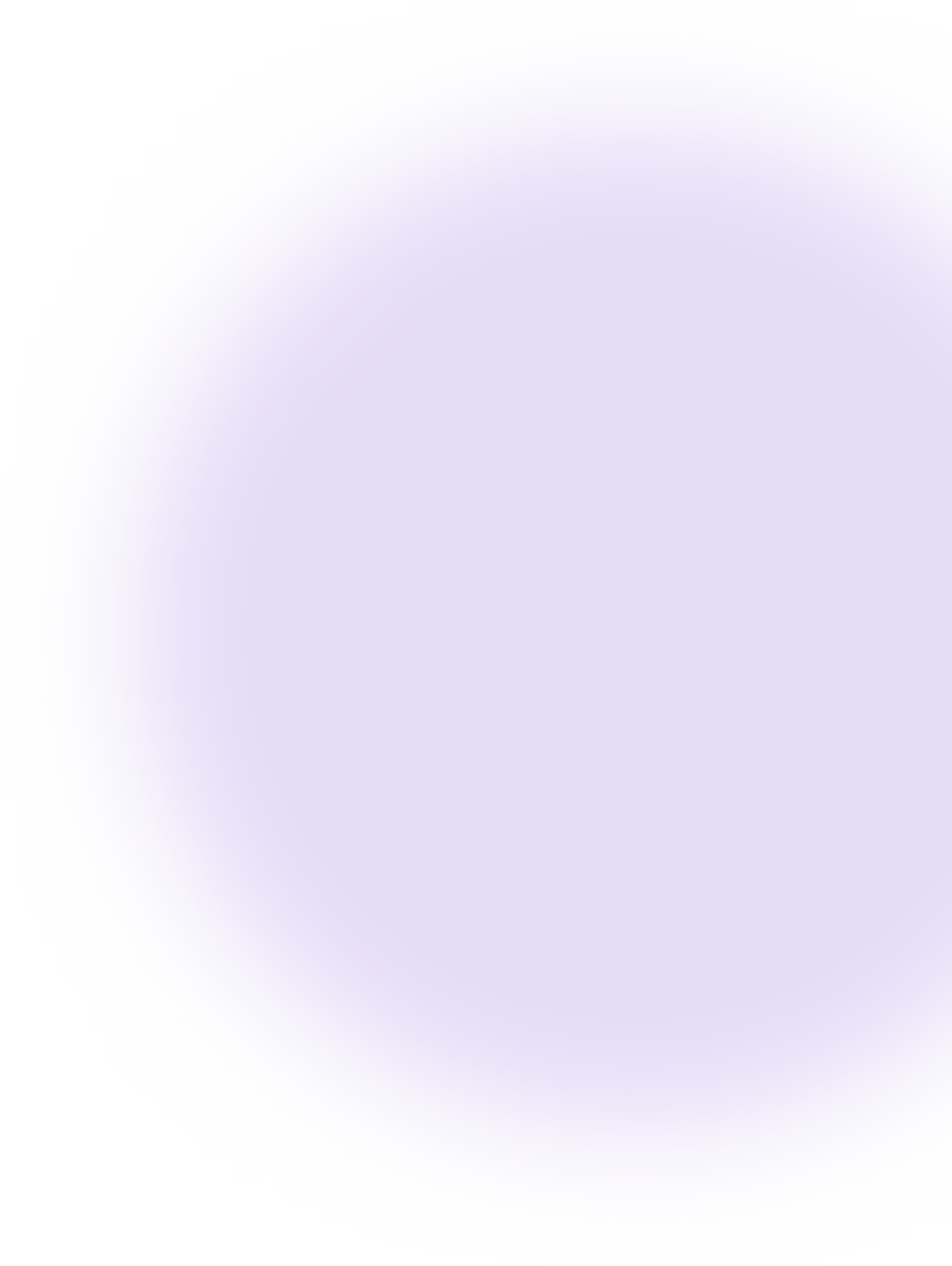 Ellipse de couleur lavande avec contour flou sur fond transparent.