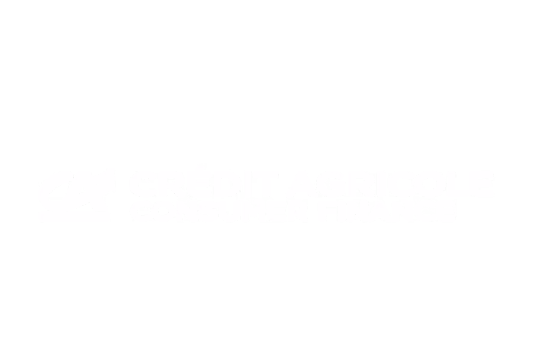 Logo de Crédit Agricole Consumer Finance en blanc sur fond noir.