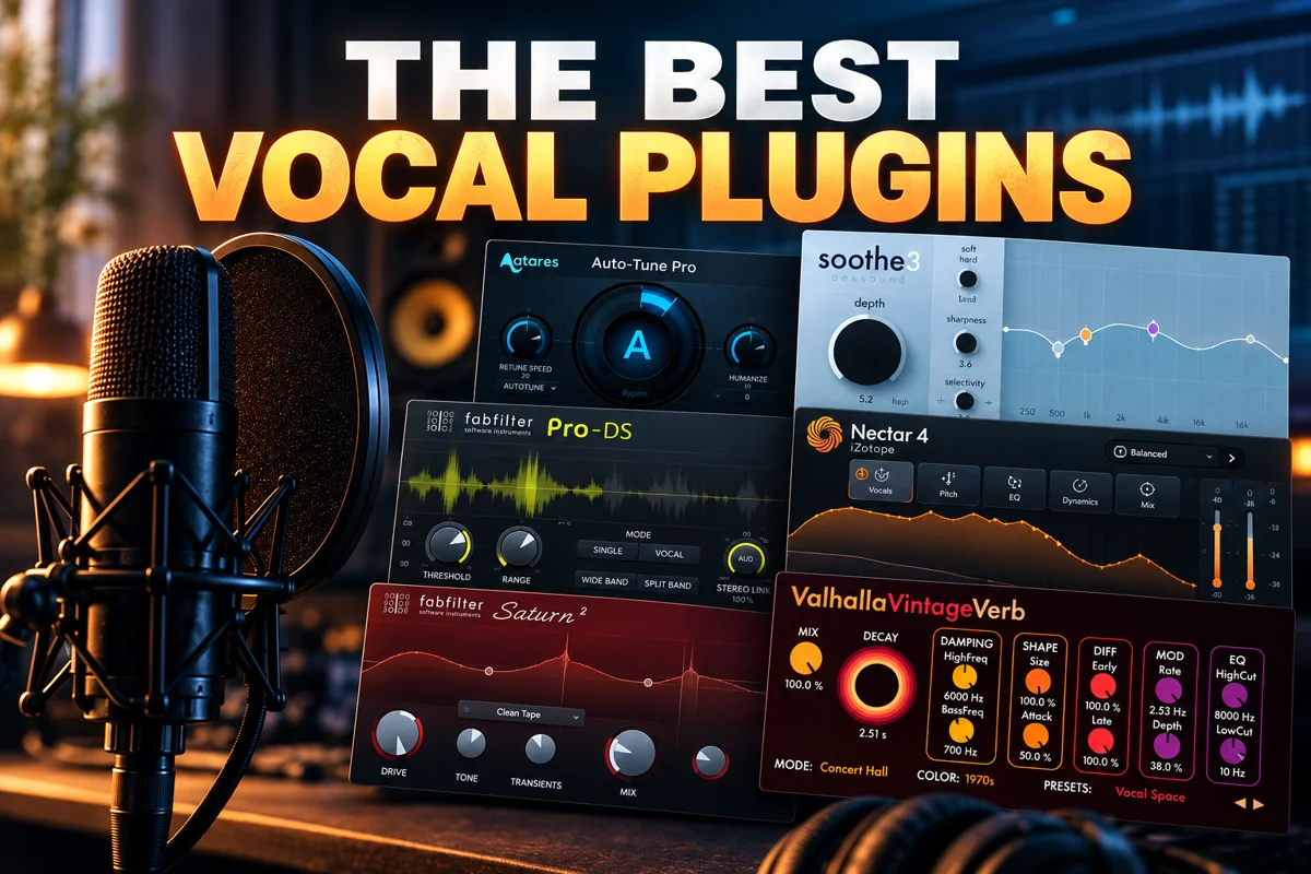 Best Vocal Plugins for Mixing in 2026: 8 Picks for Every Job