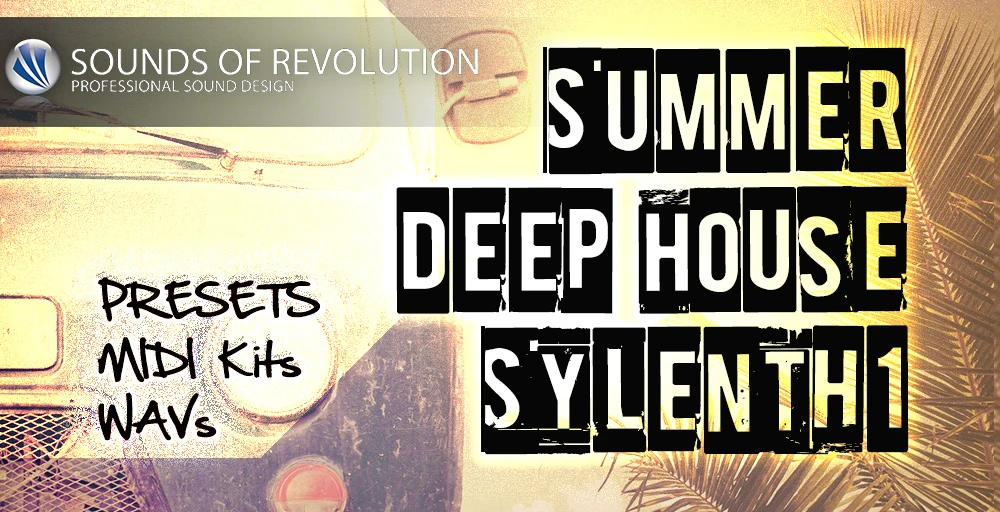 SOR Summer Deep House Sylenth1 preset pack artwork