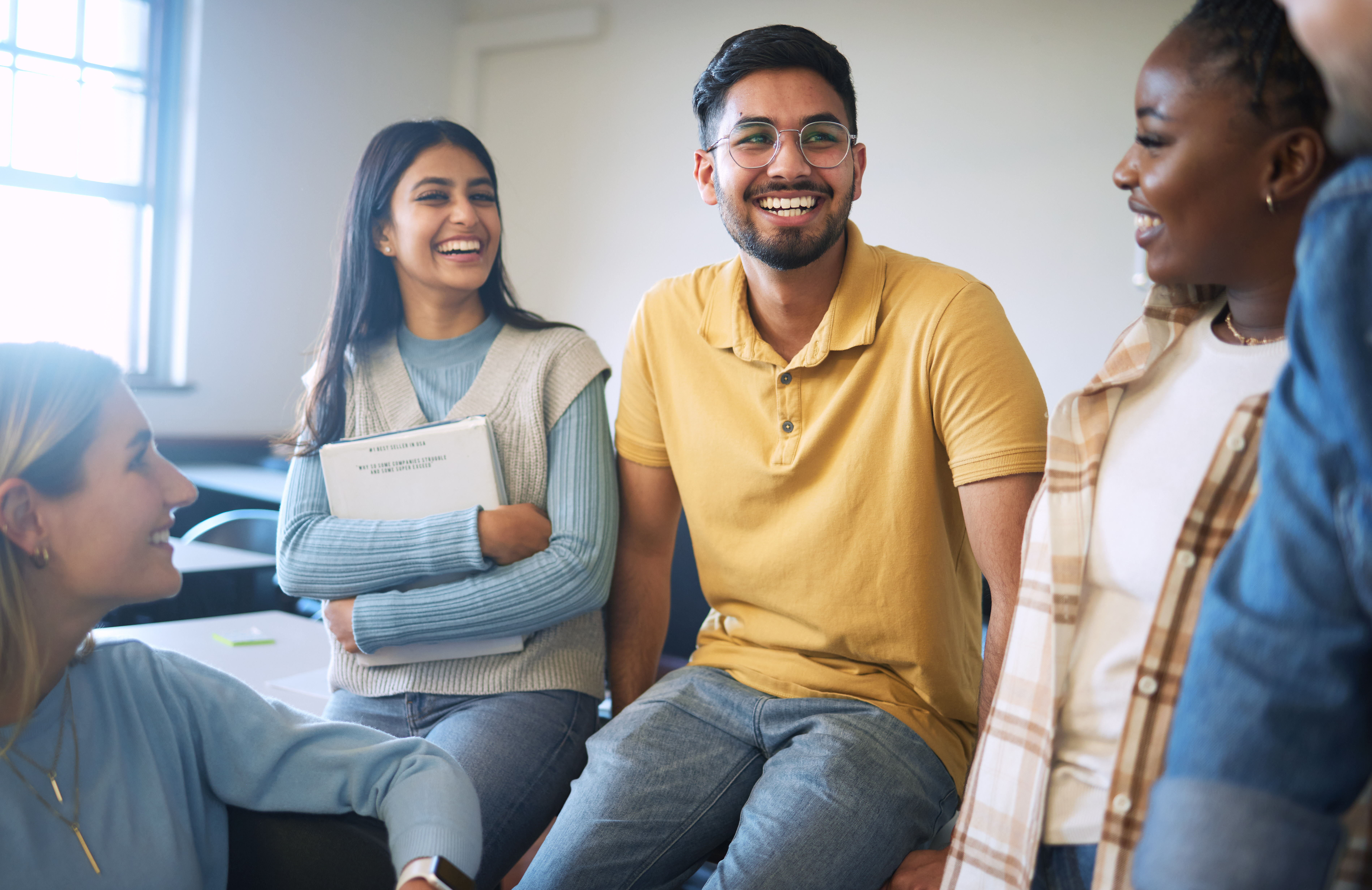 friends hanging out stock image