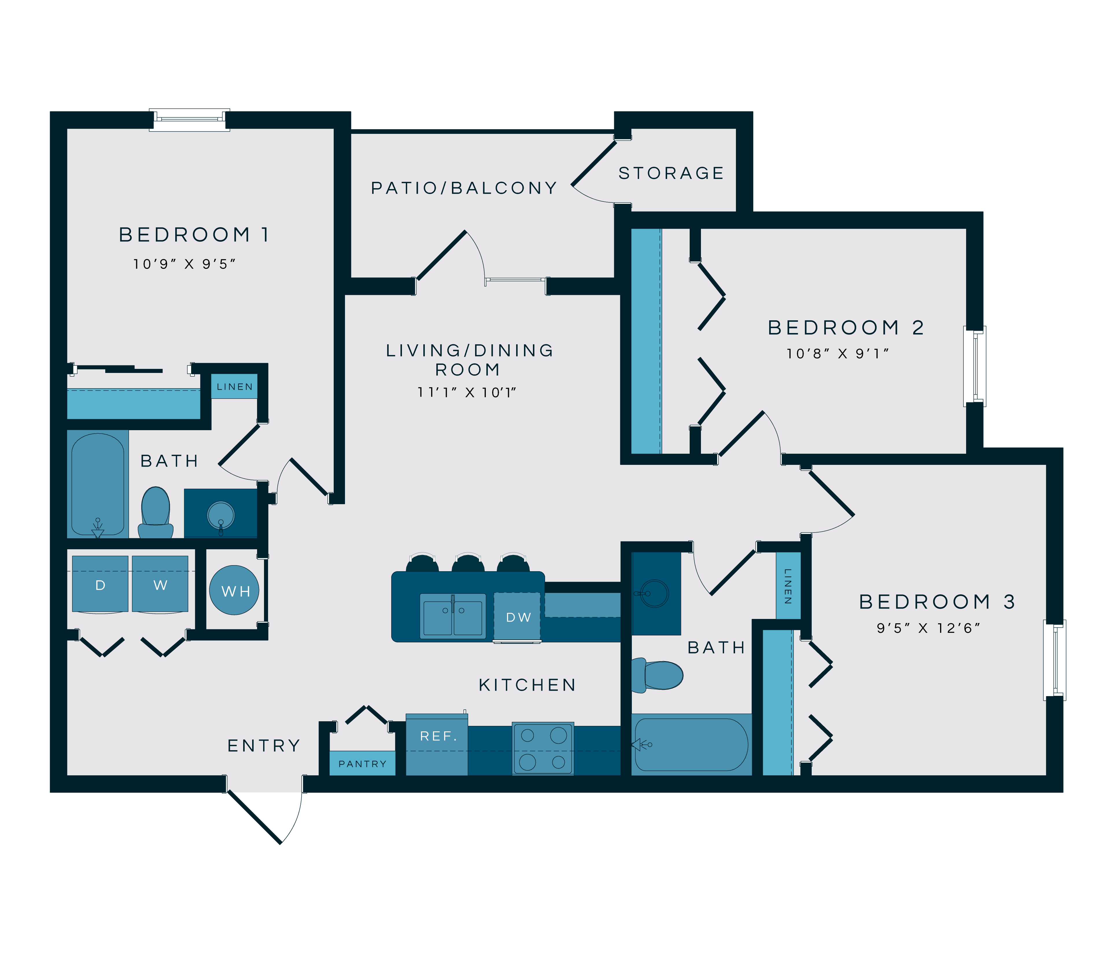 The Gulf Stream Floor plan