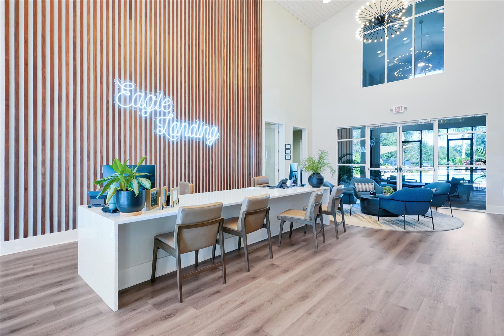 clubhouse seating area