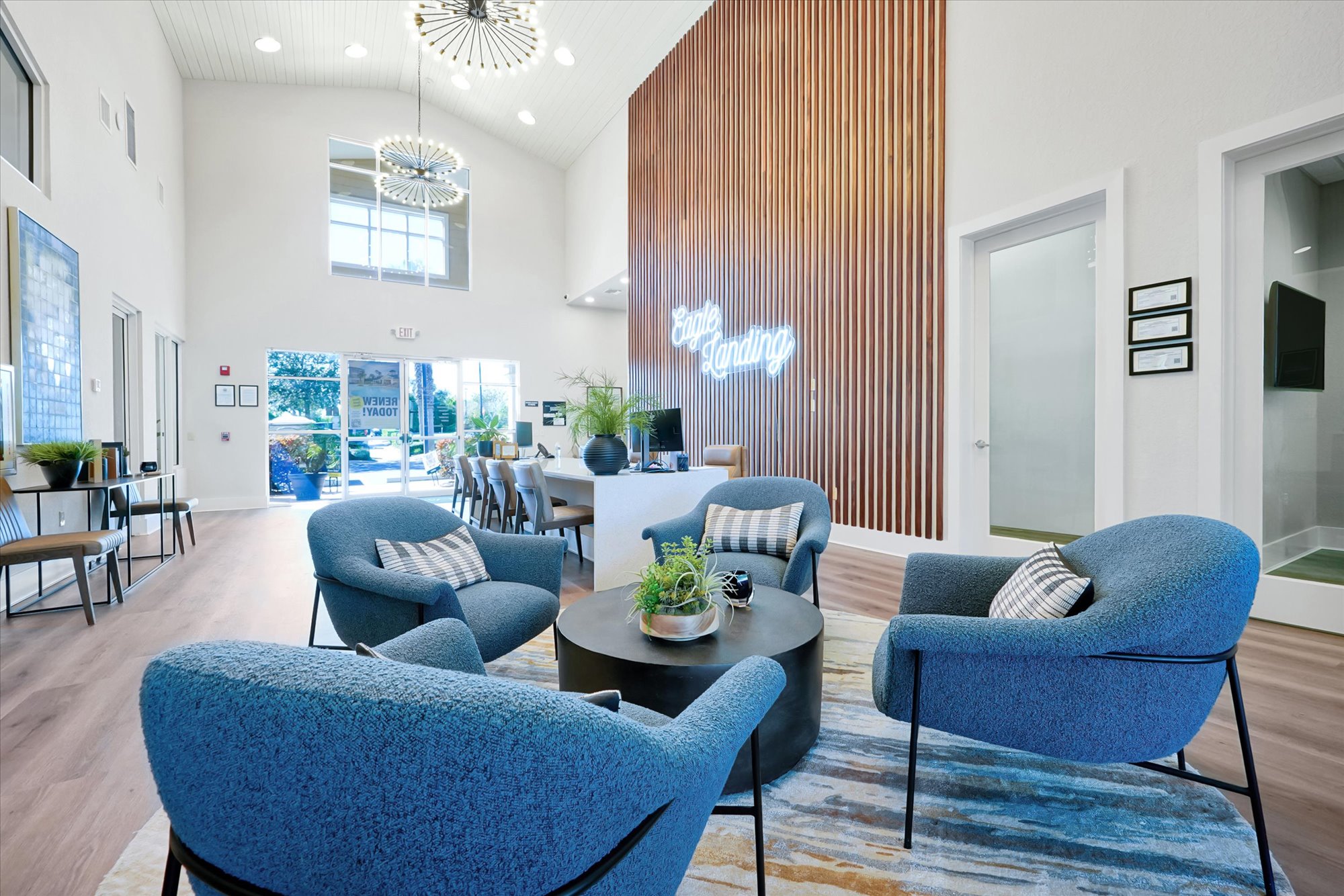 clubhouse seating area