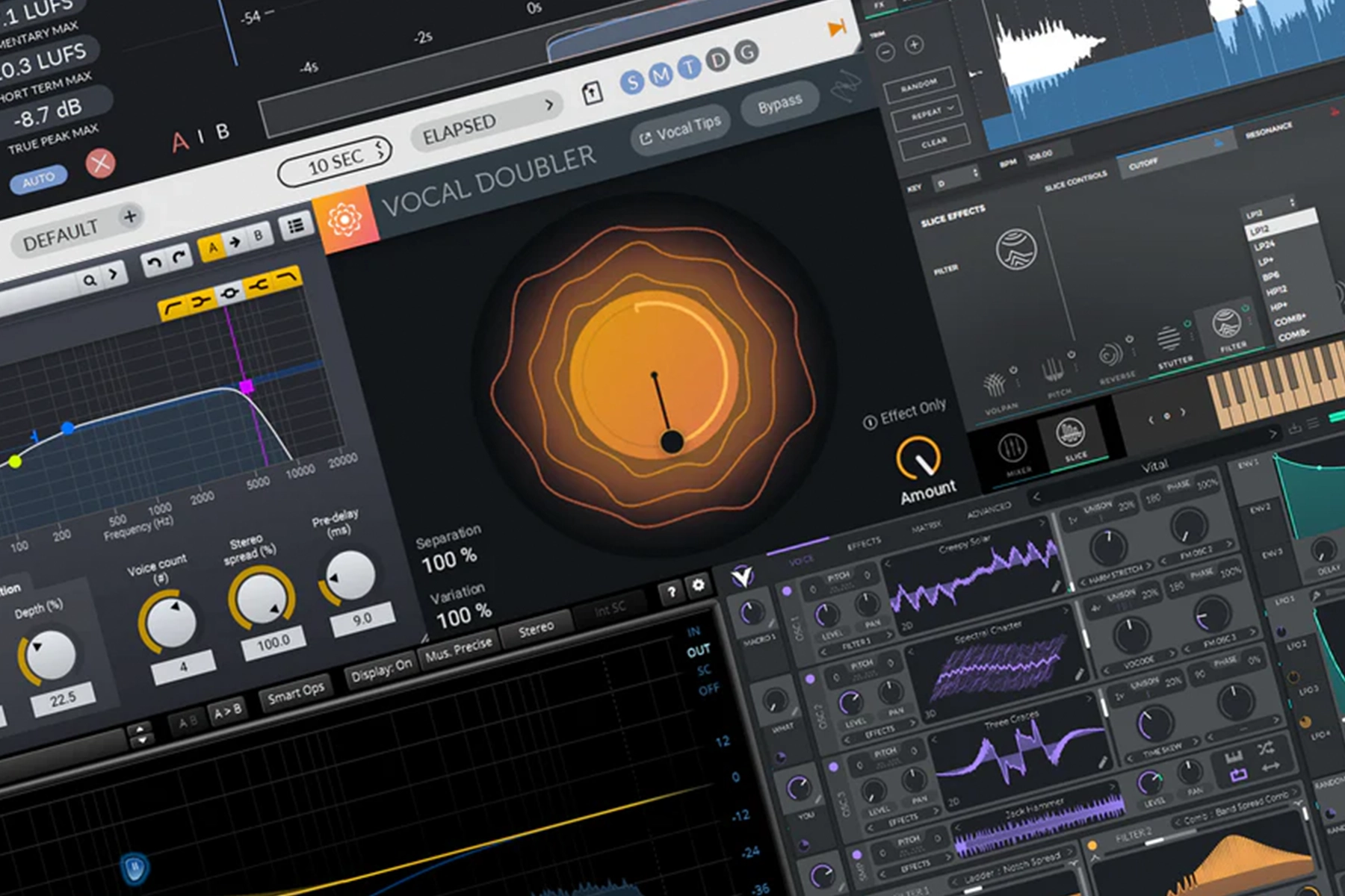 [background image] image of recording equipment (for a musician & band)