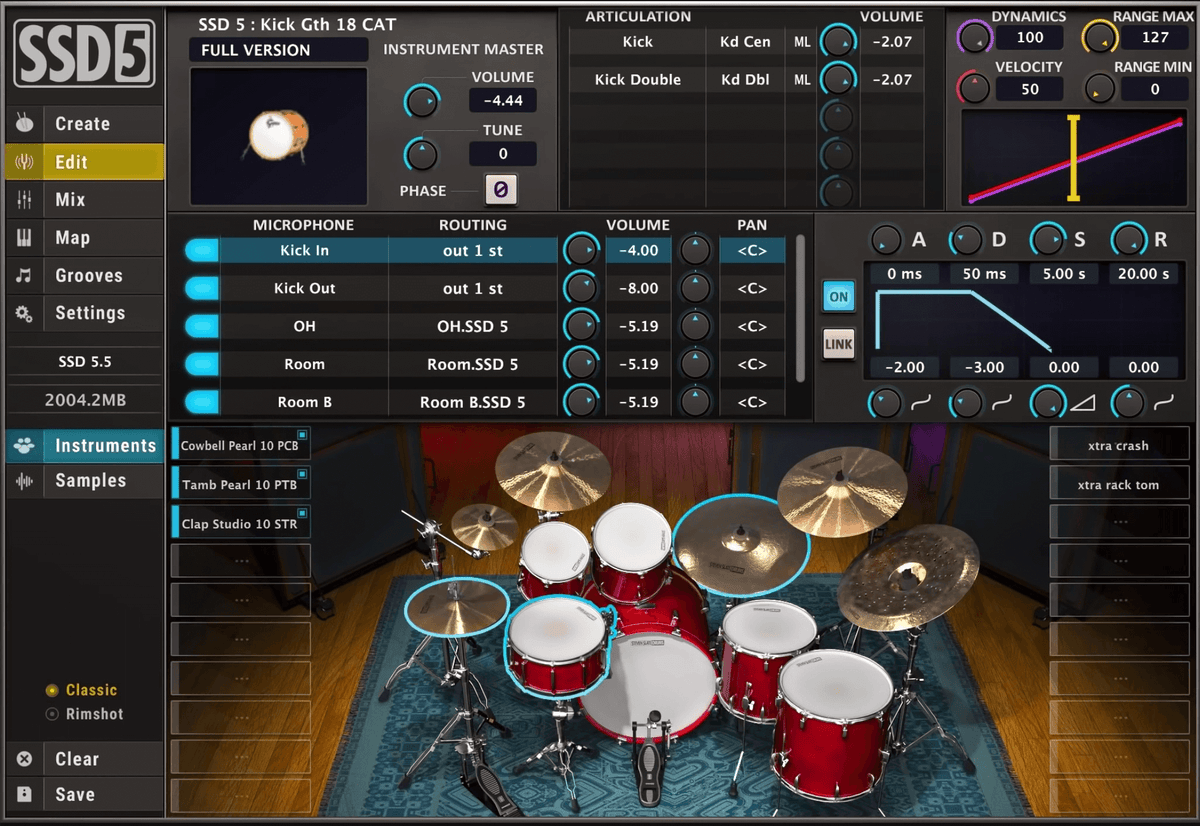 Steven Slate Drums 5.5 • PluginFox