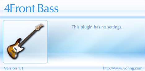 Download Free Bass plugin: 4Front Bass by 4Front