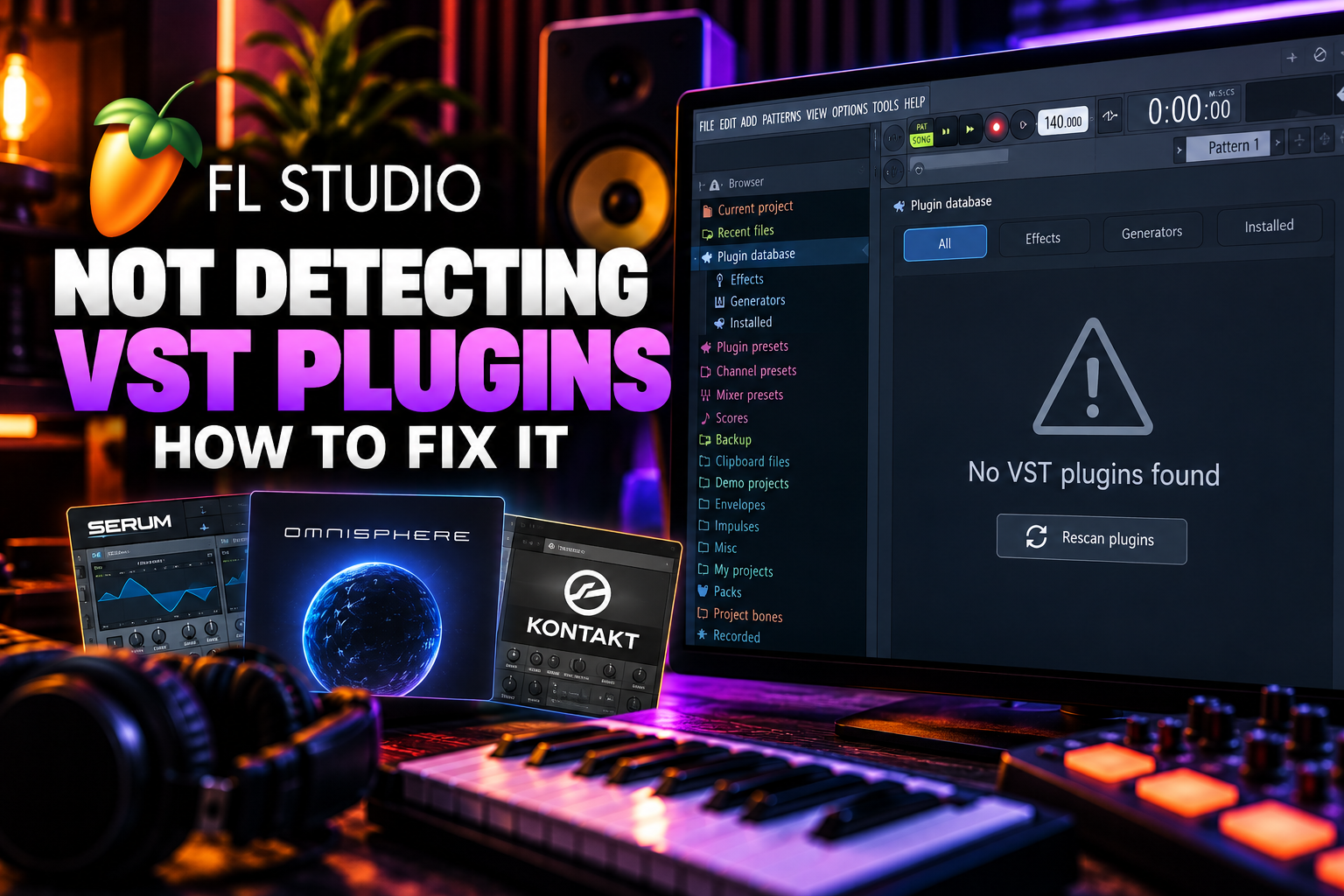 FL Studio Not Detecting VST Plugins
