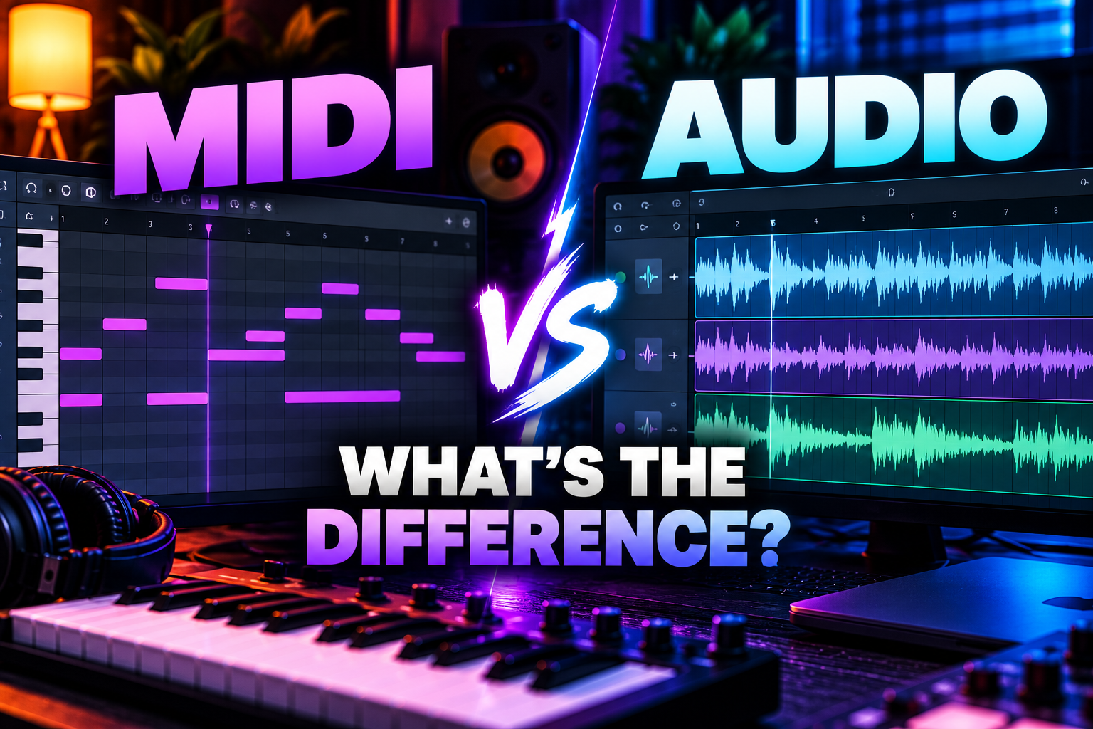 MIDI vs Audio