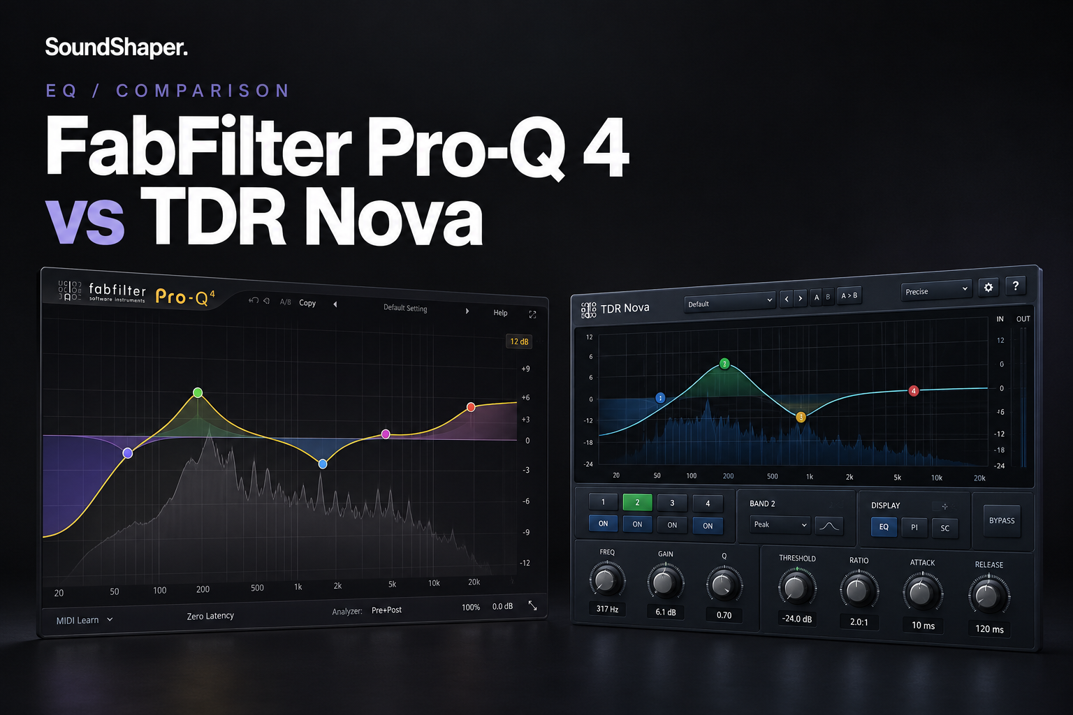 FabFilter Pro-Q 4 vs TDR Nova