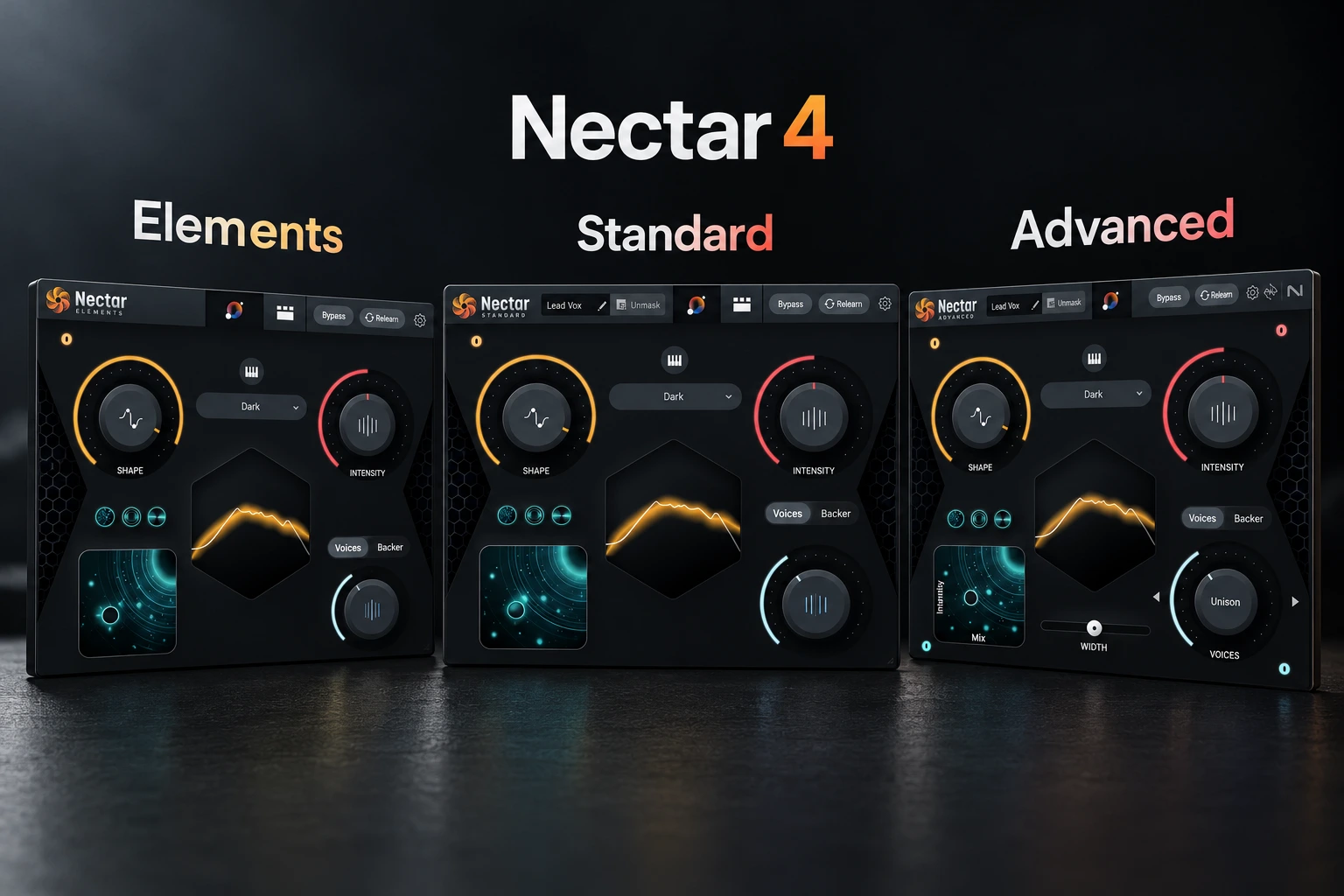Nectar 4 Elements vs Standard vs Advanced