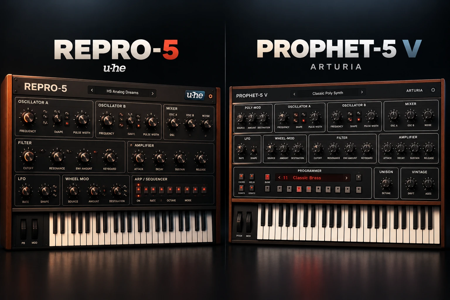 Repro-5 vs Prophet-5 V