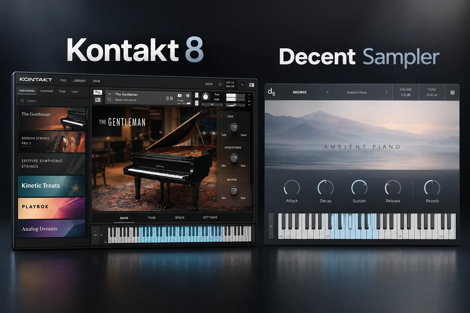 Kontakt 8 vs Decent Sampler