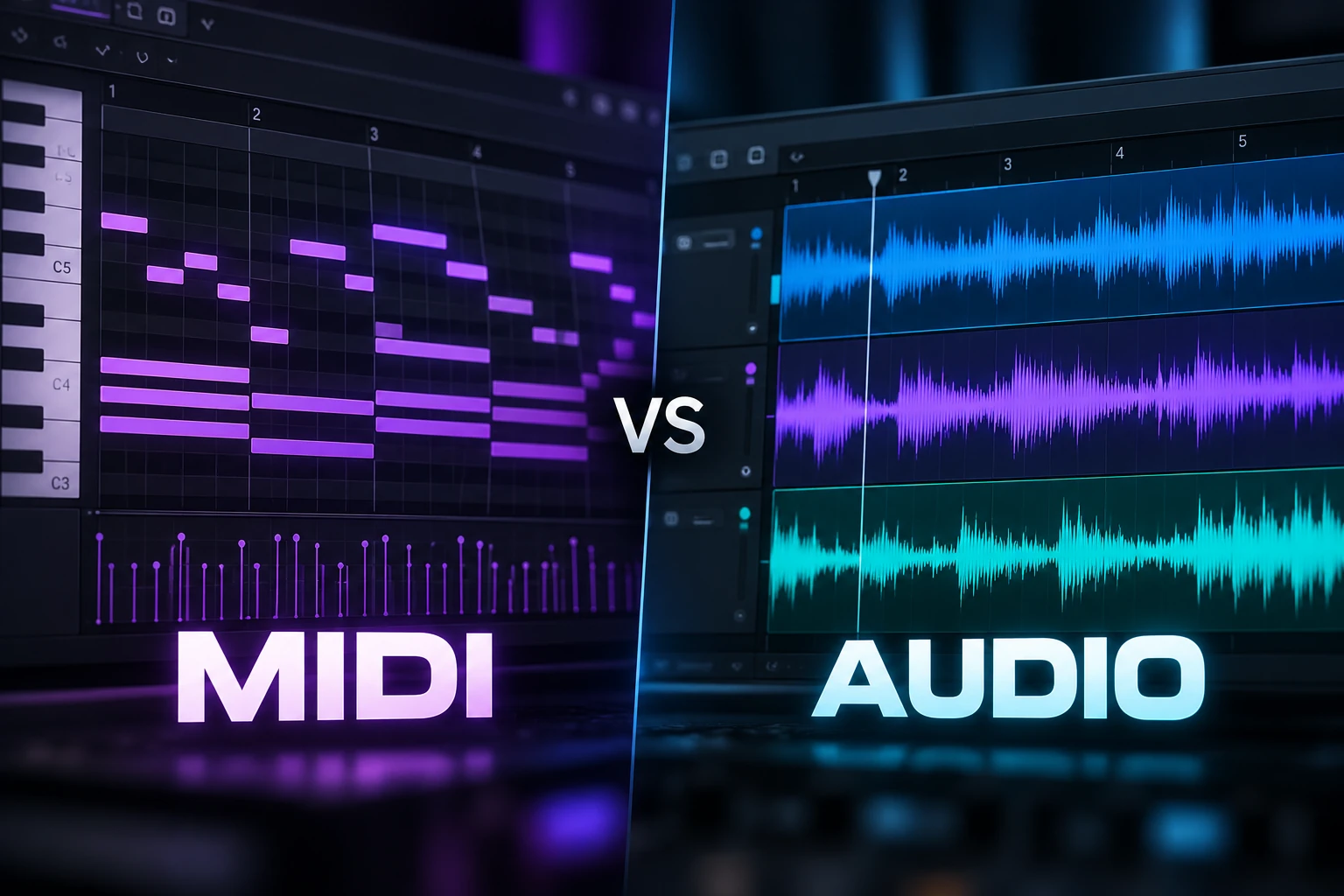 MIDI vs Audio