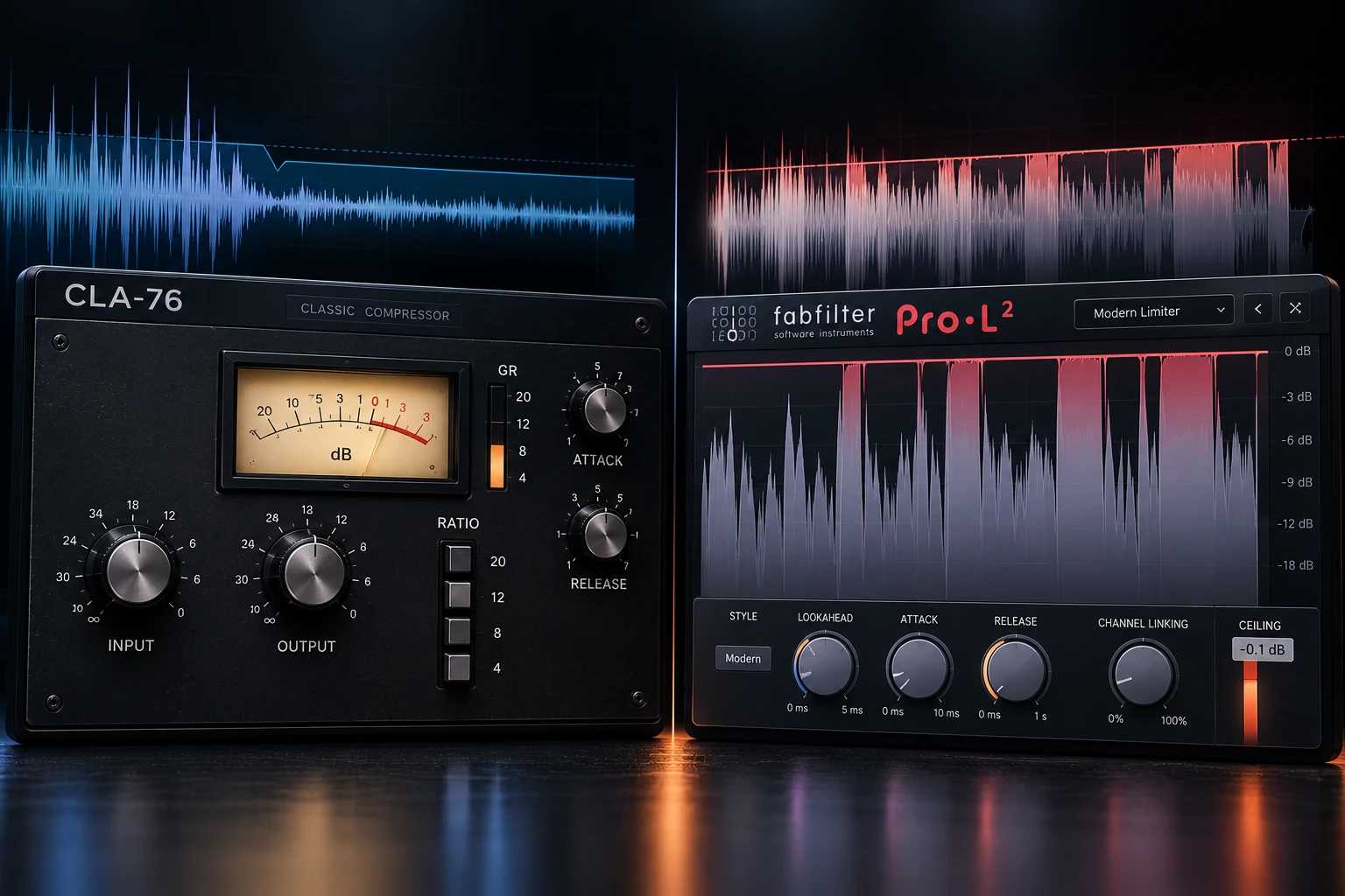 Compressor vs Limiter