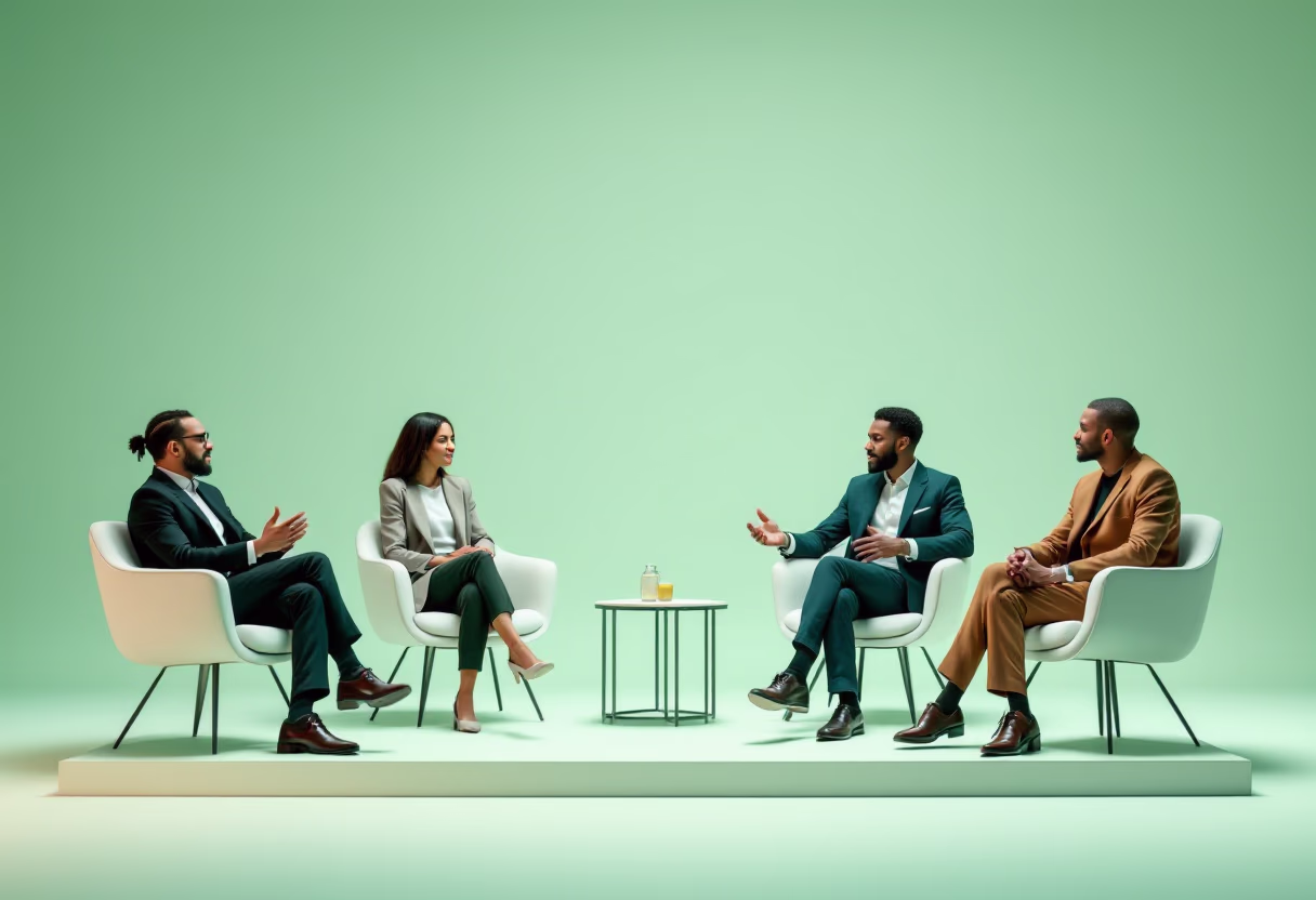 image of tech conference scene