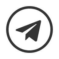 The Telegram icon for footer